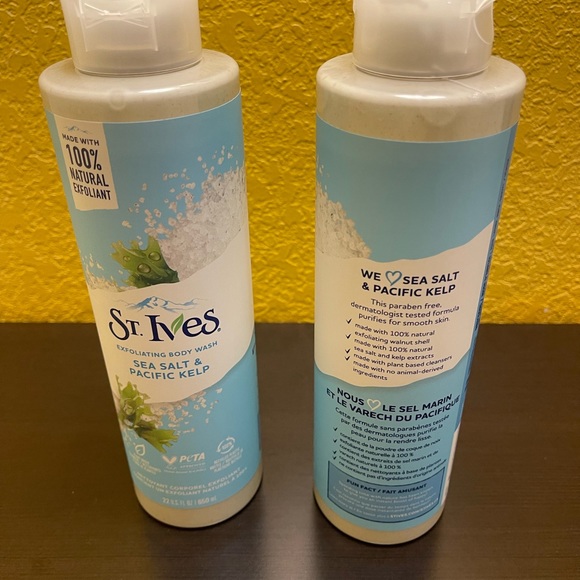 st ives Bath & Body New Set Of 2 St Ives Sea Salt Pacific Kelp